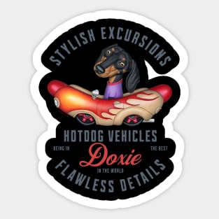 Dachshund Vehicles Sticker